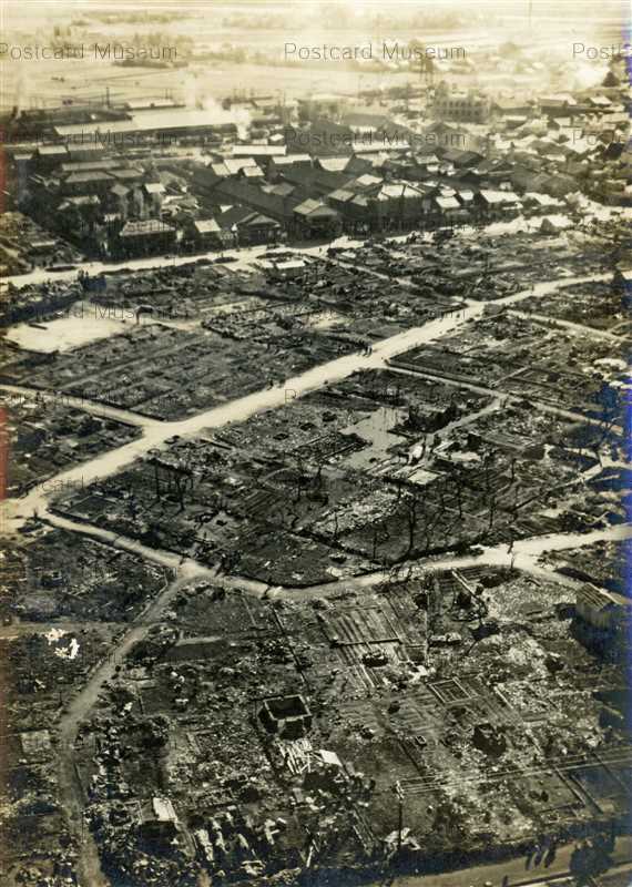 tab2985-関東大震災被害災害航空写真5 | 絵葉書資料館