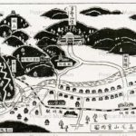 tfb1290-Tamagoryo Takaosan Map 多摩御陵高尾山案内図 | 絵葉書資料館